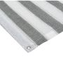 Brise-vue balcon gris-blanc 0,9x3m