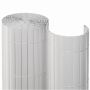 Canisse brise-vue PVC blanc