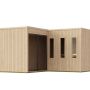 Karibu Woodfeeling Maison de sauna Paradise non traité