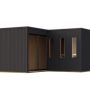 Karibu Woodfeeling Maison de sauna Paradise noir