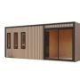 Karibu Woodfeeling Maison de sauna Monterey douglas