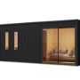 Karibu Woodfeeling Maison de sauna Monterey noir