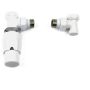 Ximax Accessoires pour radiateurs Thermostatset Elegant conduit Blanc