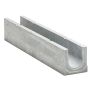 Caniveau de drainage BIRCOplus canal avec pente intérieure Canal de drainage de diamètre nominal 100mm, béton résistant au gel et au sel de déneigement, maniement facile, pente de 0,5 %
