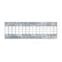 Grille caniveau BIRCOplus MW 30/16 Canal de drainage NW100, caillebotis galvanisée, avec fixation par pince