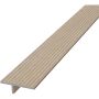 TraumGarten DreamDeck Profil de transition en T en aluminium Chêne