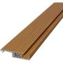 TraumGarten DreamDeck Profil de finition alu Ipé brun