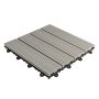 florco WPC dalle de terrasse click gris