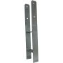 Ancrage de poteau Wellker en forme de H pour la fixation de poteaux différentes tailles, épaisseur 5 mm