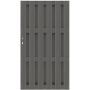 Portail panneau brise-vue bois composite, TraumGarten JUMBO anthracite