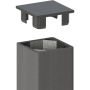 Poteau bois composite, noyau en métal, TraumGarten JUMBO anthracite