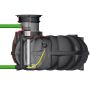 Réservoir de rétention Rewatec NEO citerne d'eau différentes tailles de réservoirs, accessoires inclus