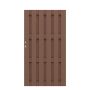 Portail panneau brise-vue composite , TraumGarten JUMBO WPC, marron