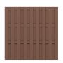 Panneau brise-vue composite , TraumGarten JUMBO WPC, marron