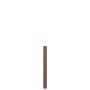 Poteau pour pare-vue bois composite marron, TraumGarten JUMBO