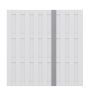 TraumGarten Clôture de protection JUMBO PVC Lamelle verticale Gris