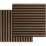 Panneau acoustique mural FibroTech SQUARE Oiled Oak