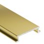 Schlüter-DESIGNLINE AM profil décoratif aluminium aspect laiton anodisé, 25 mm de large