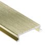 Schlüter-DESIGNLINE AMGB profil décoratif aluminium aspect laiton brossé, 25 mm de large
