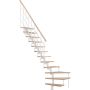 Minka escalier compact Style Turn 1/4 tournant blanc escalier gain de place
