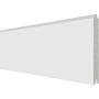 Clôture pare-vue TraumGarten SYSTEM ALU PLUS Profilé simple blanc clôture à lamelles