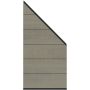 TraumGarten DreamDeck SYSTEM Platinum XL kit de raccordement de clôture gris taupe