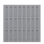 Panneau brise-vue bois composite, TraumGarten JUMBO gris