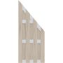 Panneau brise-vue, TraumGarten JUMBO bois composite ALU sable, raccordement