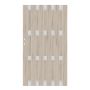 Portail panneau brise-vue, TraumGarten JUMBO bois composite ALU sable