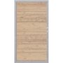 Portail panneau brise-vue bois composite, TraumGaten DESIGN sable