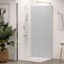 Panneau mural douche aluminium composite Winwall Basics blanc papyrus