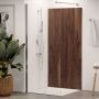 Panneau mural douche aluminium composite Winwall Chêne foncé