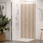 Panneau mural de douche Winwall en aluminium composite chêne rustique