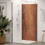 Panneau mural de douche Winwall en composite aluminium bois ancien