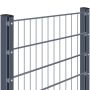 Kit grillage rigide double fils, anthracite