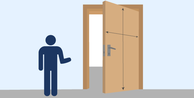 Comment prendre les bonnes dimensions pour porte intérieure?
